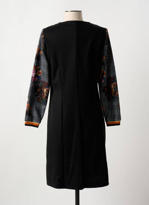 Robe mi-longue noir GUY DUBOUIS pour femme