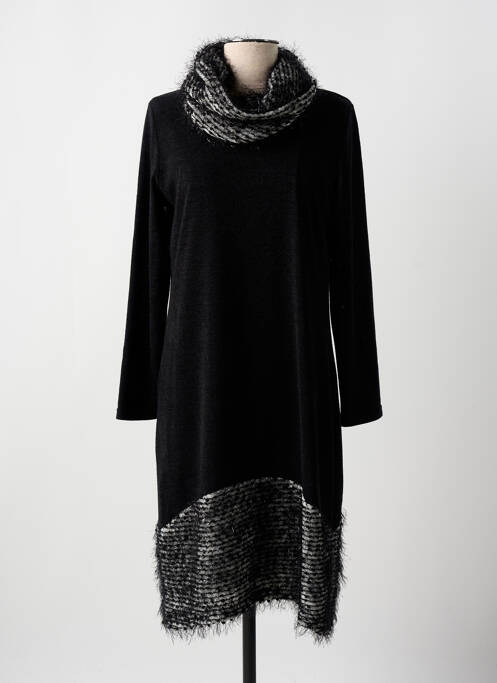Robe mi-longue noir MERI & ESCA pour femme