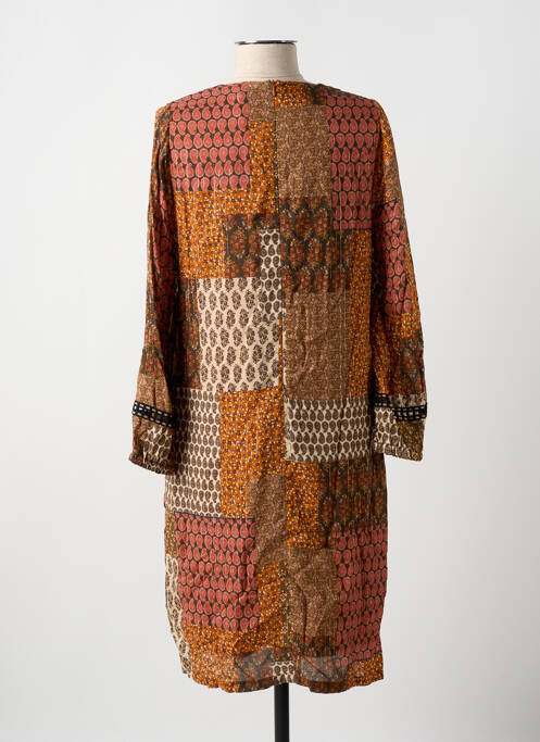 Robe mi-longue orange MERI & ESCA pour femme