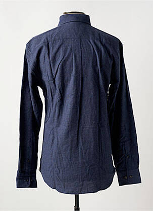 Chemise manches longues coupe cintrée bleu fonce FYNCH-HATTON homme