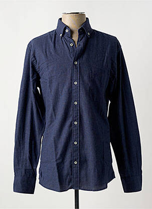 Chemise manches longues coupe cintrée bleu FYNCH-HATTON homme