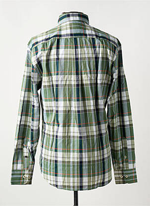Chemise manches longues imprimé carreaux vert FYNCH-HATTON homme