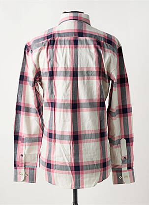 Chemise manches longues imprimé carreaux rose FYNCH-HATTON homme