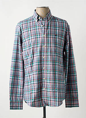 Chemise manches longues coupe droite bleu FYNCH-HATTON homme