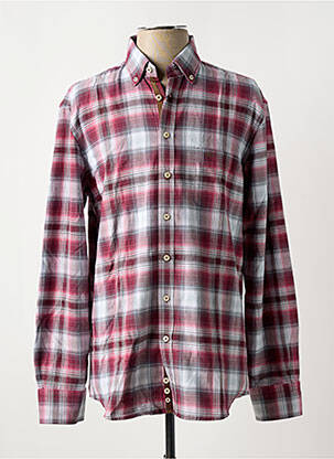 Chemise manches longues coupe droite rouge FYNCH-HATTON homme