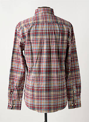 Chemise manches longues coupe droite rouge FYNCH-HATTON homme
