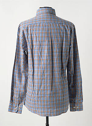 Chemise manches longues coupe droite bleu FYNCH-HATTON homme