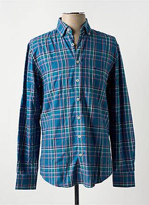 Chemise manches longues coupe droite vert FYNCH-HATTON homme