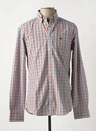 Chemise manches longues coupe droite marron FYNCH-HATTON homme