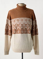 Pull col roulé marron FYNCH-HATTON pour homme seconde vue