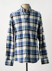 Chemise manches longues bleu FYNCH-HATTON pour homme seconde vue