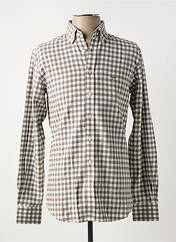 Chemise manches longues marron FYNCH-HATTON pour homme seconde vue