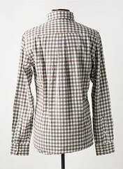 Chemise manches longues marron FYNCH-HATTON pour homme seconde vue