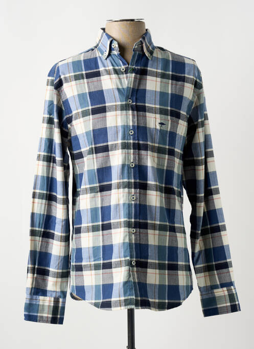 Chemise manches longues bleu FYNCH-HATTON pour homme