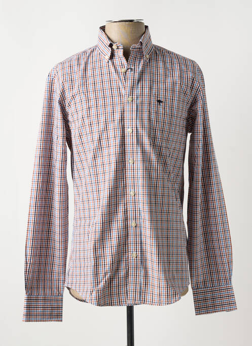 Chemise manches longues marron FYNCH-HATTON pour homme