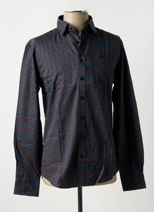 Chemise manches longues noir FYNCH-HATTON pour homme