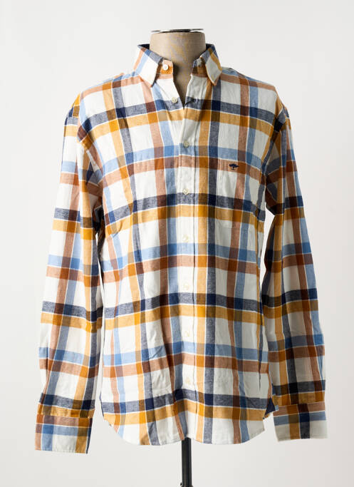 Chemise manches longues orange FYNCH-HATTON pour homme