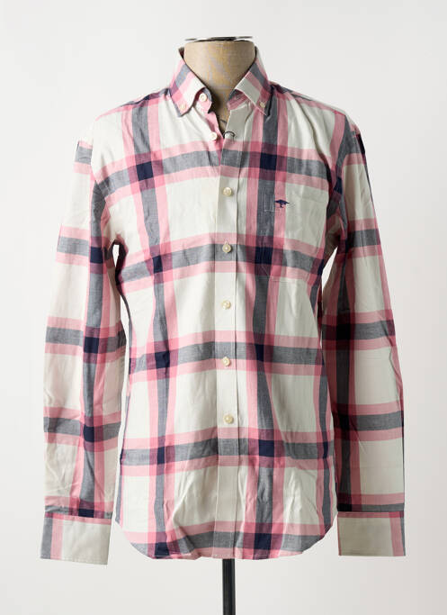 Chemise manches longues rose FYNCH-HATTON pour homme