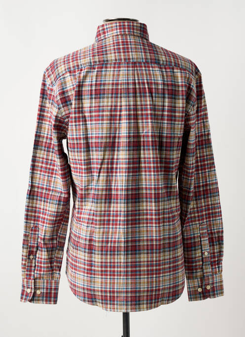 Chemise manches longues rouge FYNCH-HATTON pour homme