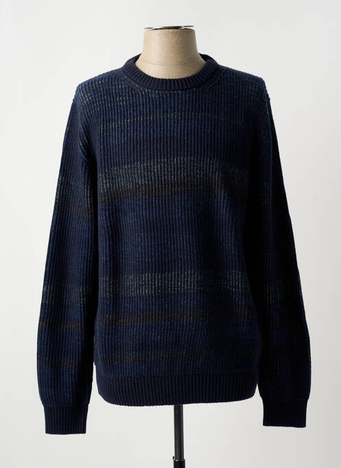 Pull bleu FYNCH-HATTON pour homme