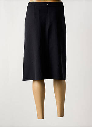 Jupe mi-longue coupe évasée noir GUY DUBOUIS femme