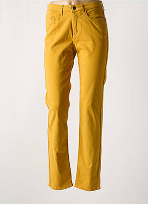 Pantalon slim poches jaune MERI & ESCA femme