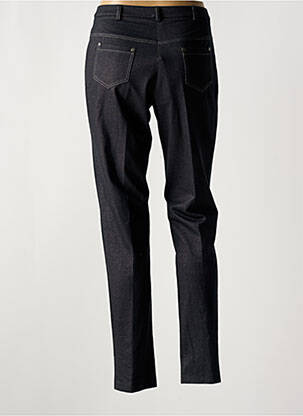 Pantalon slim taille élastique bleu GUY DUBOUIS femme