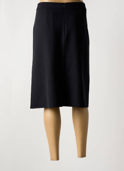 Jupe mi-longue coupe évasée noir GUY DUBOUIS femme