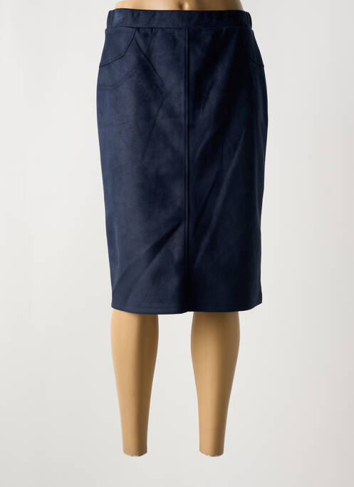 Jupe mi-longue bleu FRANCE RIVOIRE pour femme