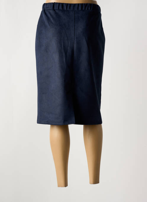 Jupe mi-longue bleu FRANCE RIVOIRE pour femme