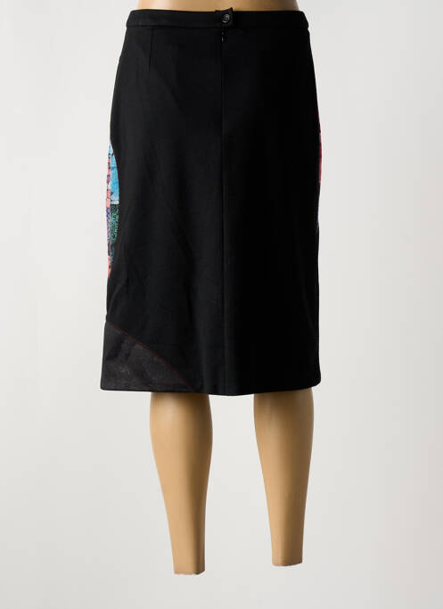 Jupe mi-longue noir FRANCE RIVOIRE pour femme