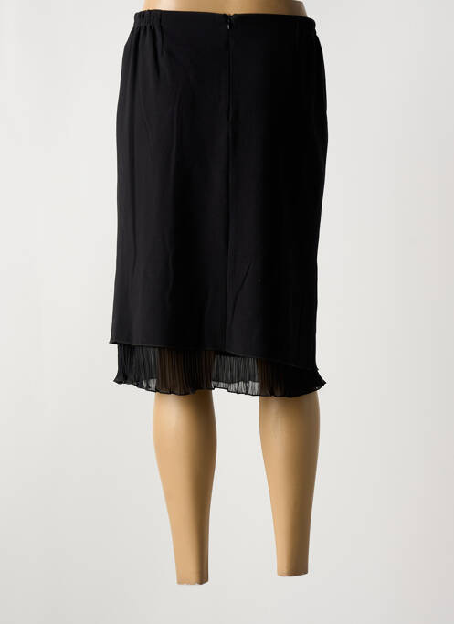 Jupe mi-longue noir GUY DUBOUIS pour femme