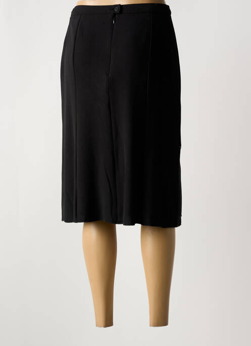 Jupe mi-longue noir GUY DUBOUIS pour femme