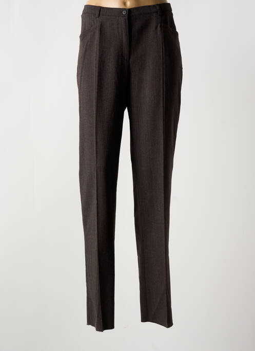 Pantalon droit marron GUY DUBOUIS pour femme