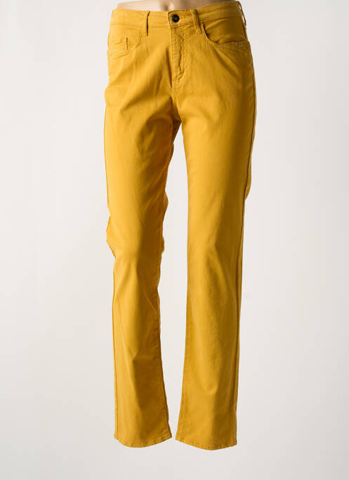Pantalon slim jaune MERI & ESCA pour femme