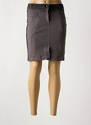 Jupe courte poches gris MERI & ESCA femme