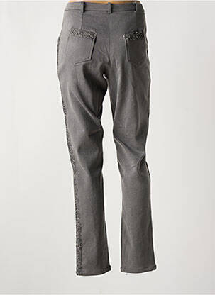 Pantalon slim stretch taille haute gris MERI & ESCA femme