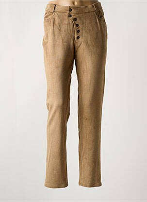 Pantalon slim stretch taille normale marron MERI & ESCA femme