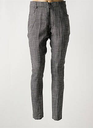 Pantalon slim taille haute taille haute gris GUY DUBOUIS femme