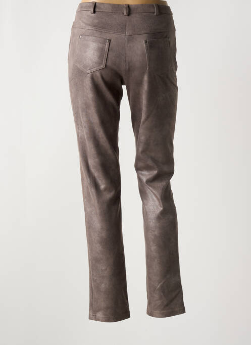 Pantalon slim marron MERI & ESCA pour femme