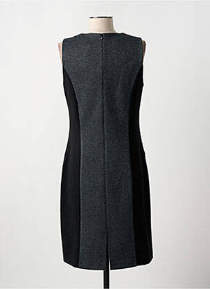 Robe mi-longue sans manche sans manche noir GUY DUBOUIS femme