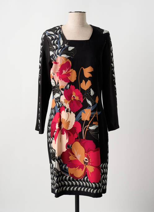 Robe mi-longue noir GUY DUBOUIS pour femme