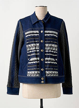Veste casual poches bleu GREGORY PAT femme