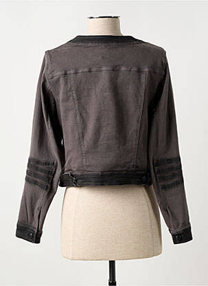 Veste casual col rond gris MERI & ESCA femme