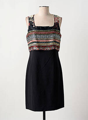 Robe mi-longue sans manche sans manche noir GREGORY PAT femme