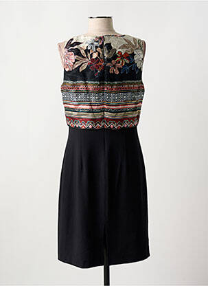 Robe mi-longue sans manche sans manche noir GREGORY PAT femme