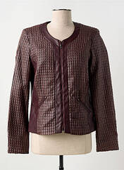 Veste simili cuir violet MERI & ESCA pour femme seconde vue