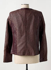 Veste simili cuir violet MERI & ESCA pour femme seconde vue
