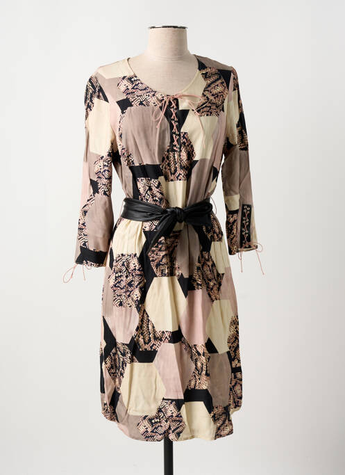 Robe mi-longue rose MERI & ESCA pour femme