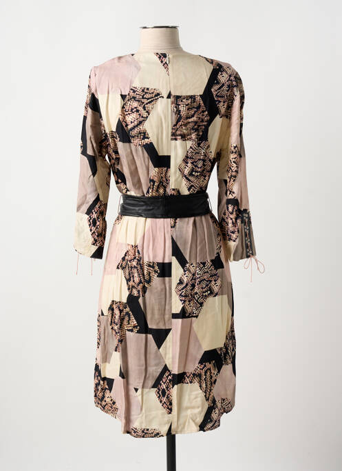 Robe mi-longue rose MERI & ESCA pour femme